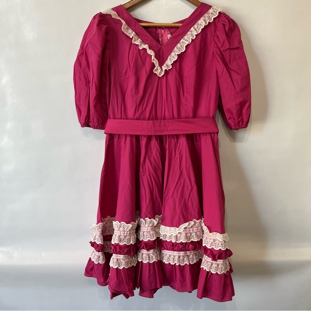 Vintage Square Dancing Dress Handmade